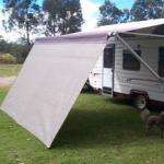 Toldo frontal cortavientos con guia 3 metros caravana autocaravana - Ref. EASY PRIVACY F3MT