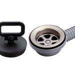 DESGÜE ACODADO Ø 48 mm DIAMETRO TUBO 25 mm