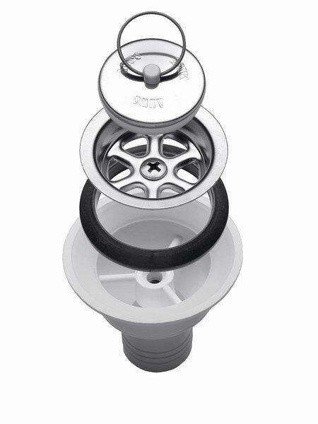 DESGÜE RECTO INOX. DIAMETRO TUBO 25 mm