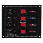 Panel scheiber 4 componentes + fusible