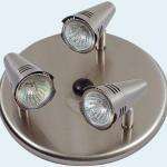 Plafon tommy 3 focos 12v cromado