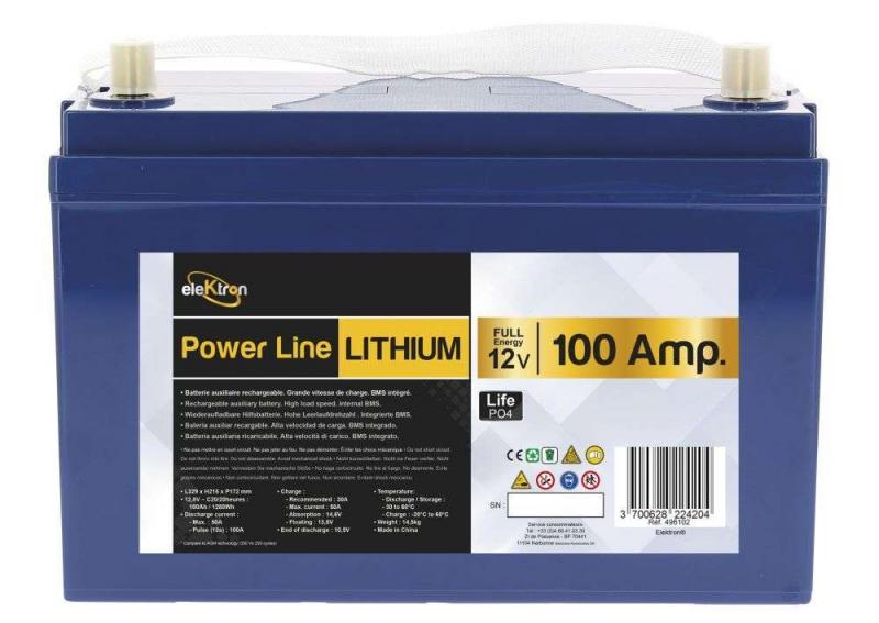Batería LITIO-ION Elektron 100Ah