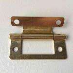 Bisagra Acodada de 50 mm - Dorada