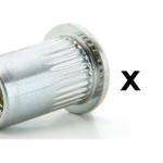 Pack 10 Tuercas Remachables M6