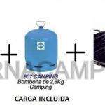 PACK Fogón Destroyer+Bombona Llena+Plancha