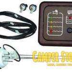 Panel Indicador de aguas limpias y sucias con Sonda. Antracita