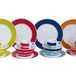 Vajilla melamina Colors - 16 piezas