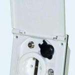 Toma Exterior 4 en 1 220V/12V TV, Sat