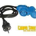 Cable adaptador para Toma Exterior con enchufe - hembra a 230V macho