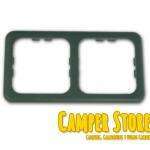 Marco doble para unificar tomas. Color antracita