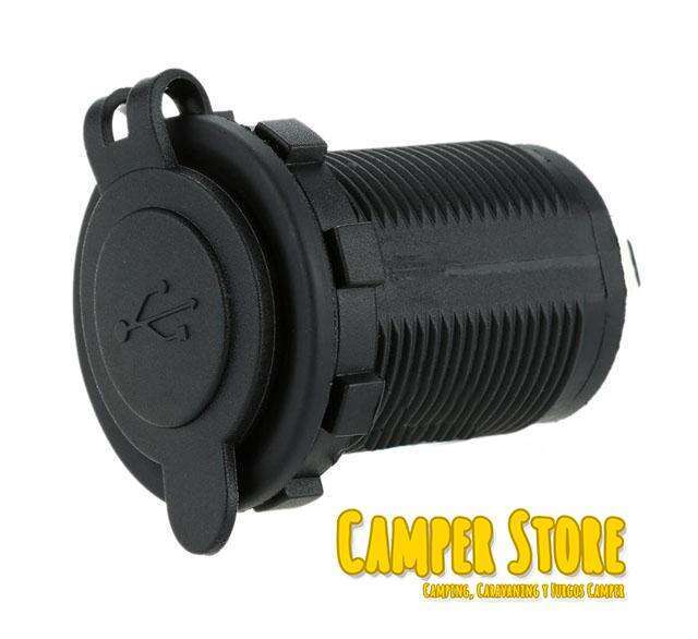 Toma doble de USB encastrable