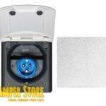 Toma Exterior con Tapa Magnética macho. Gris