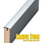 Canto T semiperfilado. Gris plata