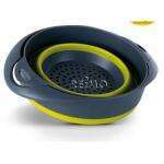 Cuenco de silicona + escurridor plegables