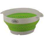 Cuenco + escurridor de silicona y plegables