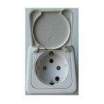 Enchufe stuko con tapa 220v (varios colores)