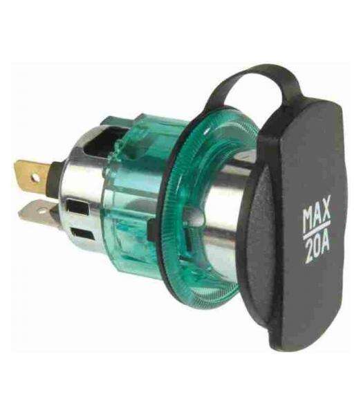 Toma empotrable de 12v