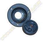 Bocana agua con tapón gris con llave