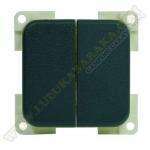 Interruptor 12V-230V doble antracita