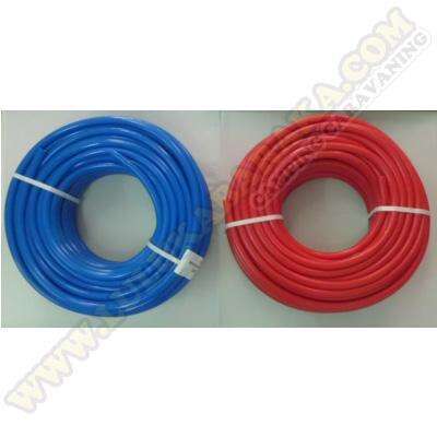 Manguera azul y roja 10-12mm (rollos 50 metros)