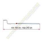 Manivela toldo telescópica