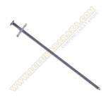 Piquetas extra fuertes 23cm. x 6mm. (5 unidades)