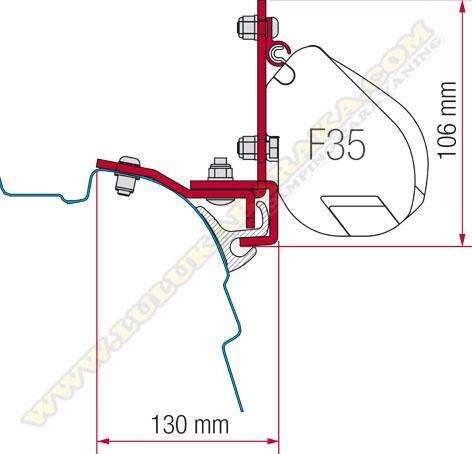 Soporte Multirail F35 VW T5/T6