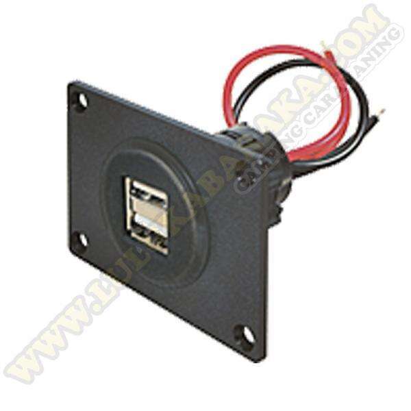 Toma USB empotrable 2x2,5 amp.