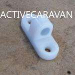 Bolsa de 5 soportes plasticos con tornillos y sujeccion vertical