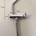 Grifo mezclador cromado abatible - Ref. RUB3040