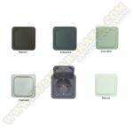 Toma 230V con tapa varios colores