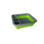 Escurre platos plegable plastico silicona camping caravaning - Ref. 082093