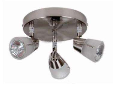 Plafon techo 3 focos orientables Ref.83122