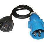 Cable adaptador 220 v 0,4 m.