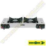 Cocina Brunner 2 fuegos a cartucho B250