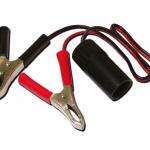 Conexión 12v terminal con pinzas Ref.PRS01