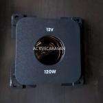 Enchufe tipo encendedor 12v color gris oscuro