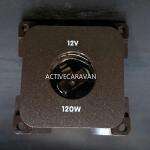 Enchufe tipo encendedor 12v color marron