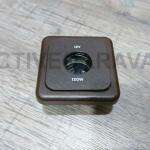 Enchufe tipo encendedor 12v con marco marron