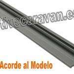 Guia de 2 mts aluminio ventana polyplastic serie 4,27