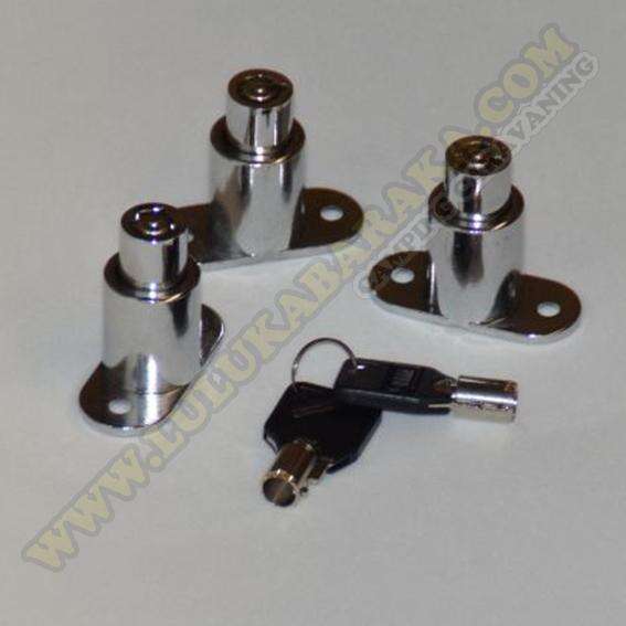 Juego 3 bombines cierres seguridad Fiamma