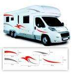 Kit pegatinas decoración autocaravanas - Ref. PG02RG