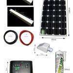 Kit solar 140W reg.10AH Ref.KIT140/10AHS