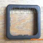 Marco gris oscuro para enchufe 220v