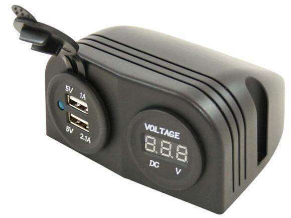 Modulo de superficie voltimetro + dos usb