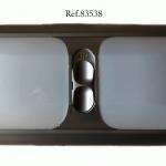 Plafon doble color plata Ref.83538