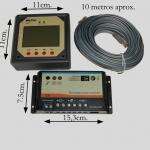 Regulador solar 10AH doble bateria