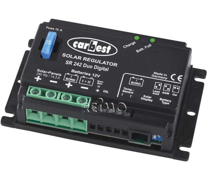 Regulador solar Carbest SR243 DUO Ref.85138 - Ref. 85138