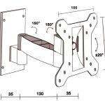Soporte LCD aluminio P7N