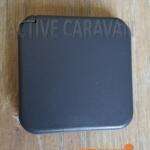 Tapa para enchufe 220v gris oscuro